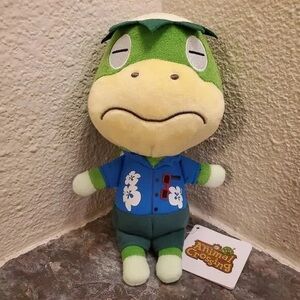 Kapp'n Green and Cream Plush Toy